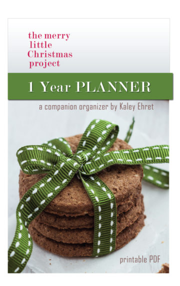 1 Year Planner