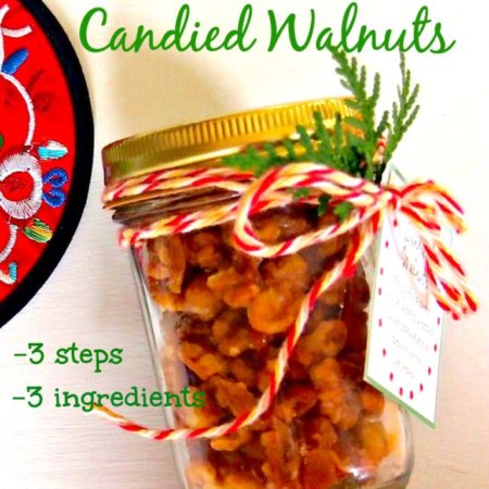 Rule of One Gift Idea: Candied Walnuts in a Jar