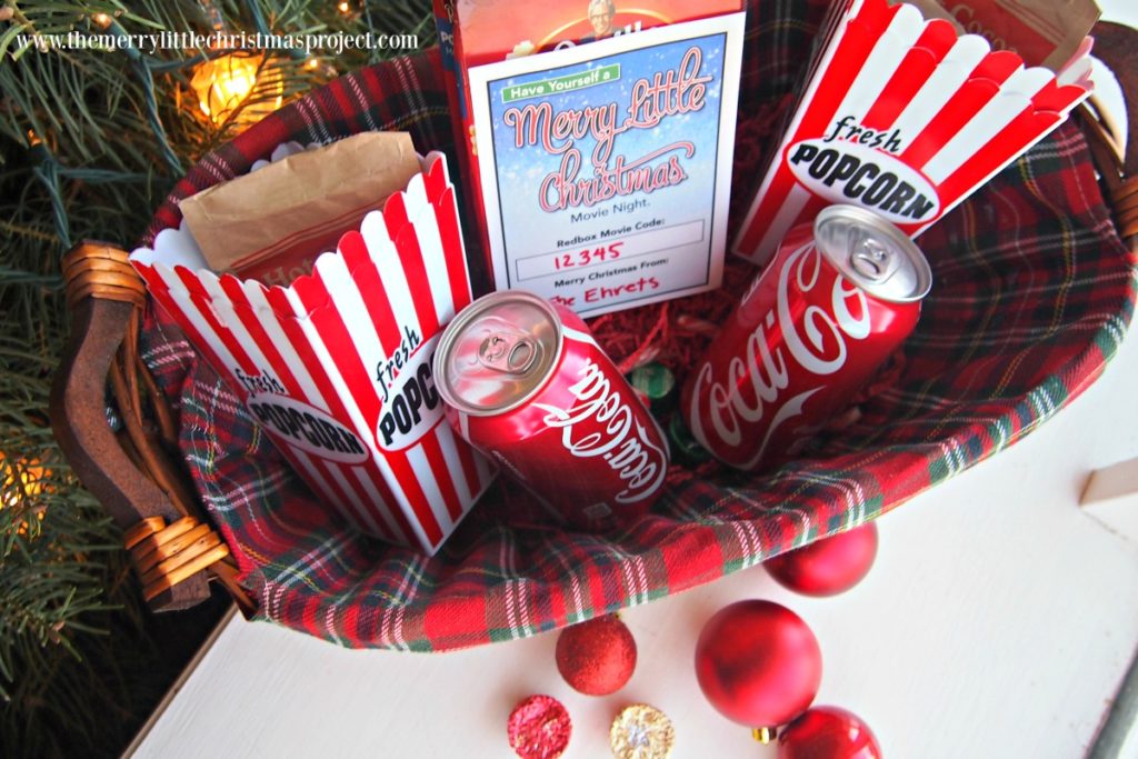 Movie Night Gift Basket Gift Idea