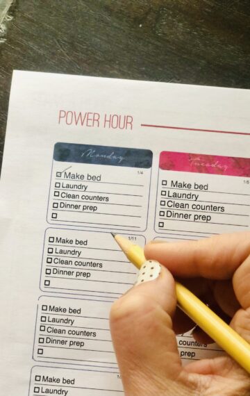 Power Hour Printable Master Planner